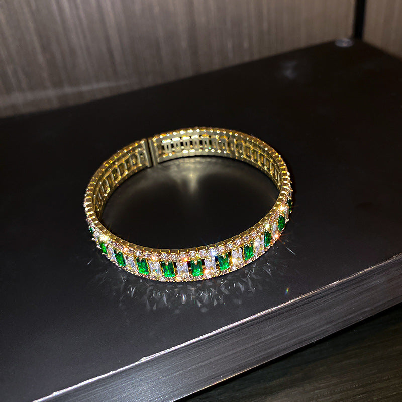 FYUAN Geometric Zircon Bracelet