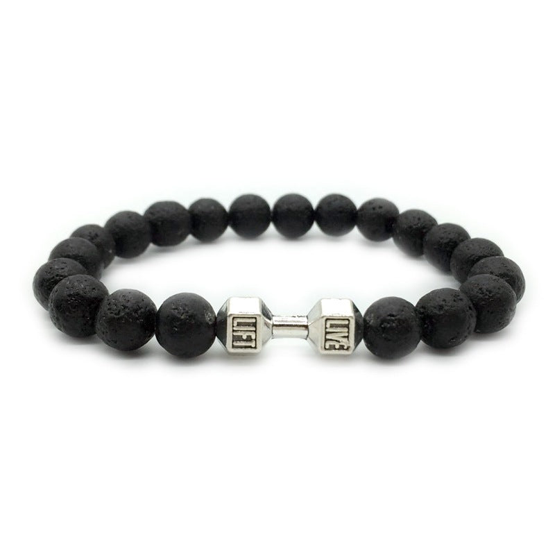 Dumbbell Beaded Bracelet
