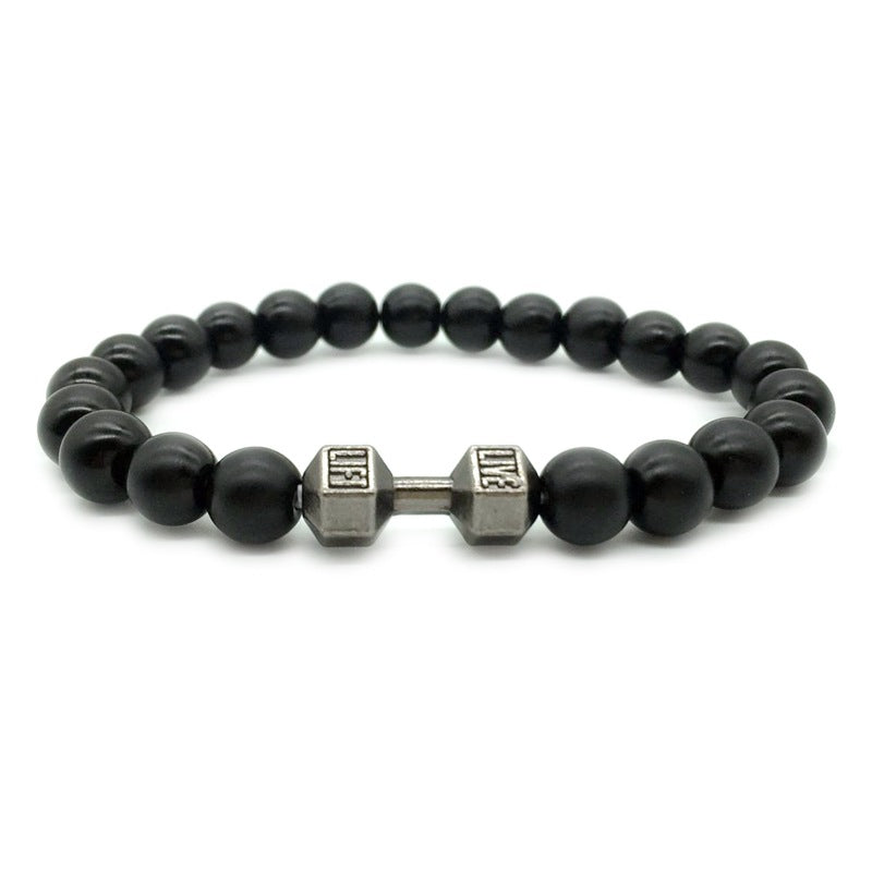 Dumbbell Beaded Bracelet