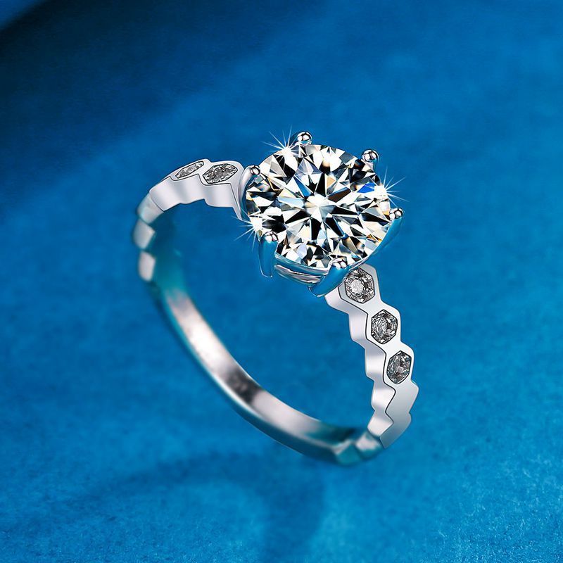 Moissanite Diamond Ring