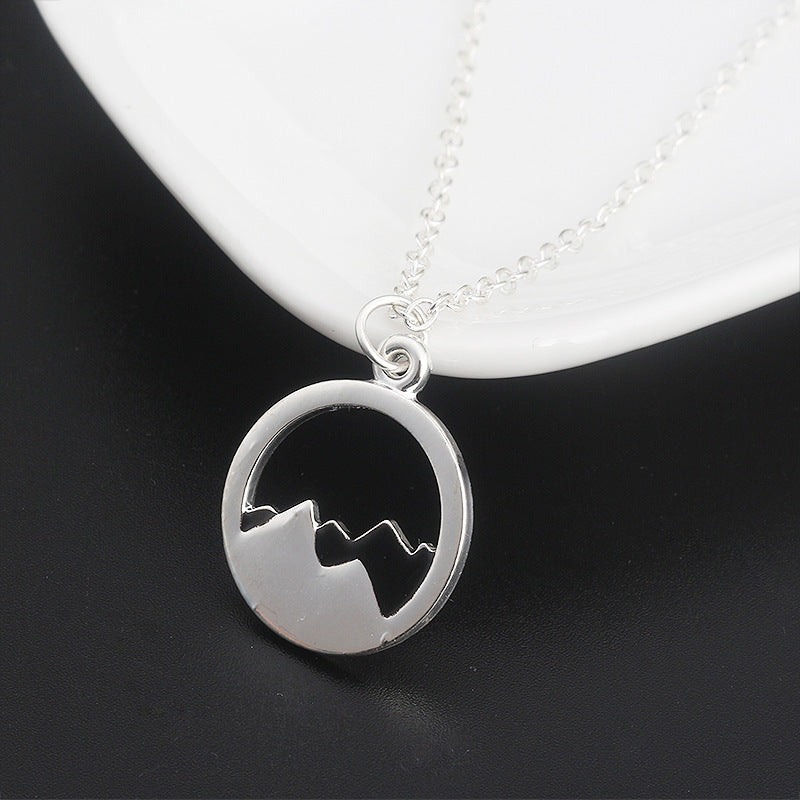 Sunrise Sunset Mountains Pendant