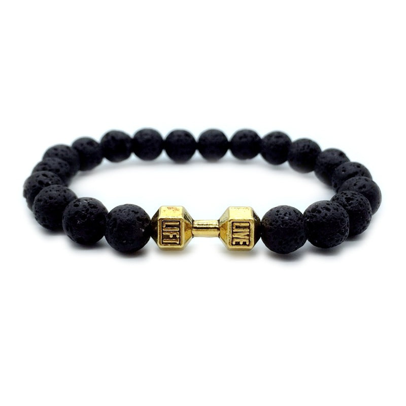 Dumbbell Beaded Bracelet