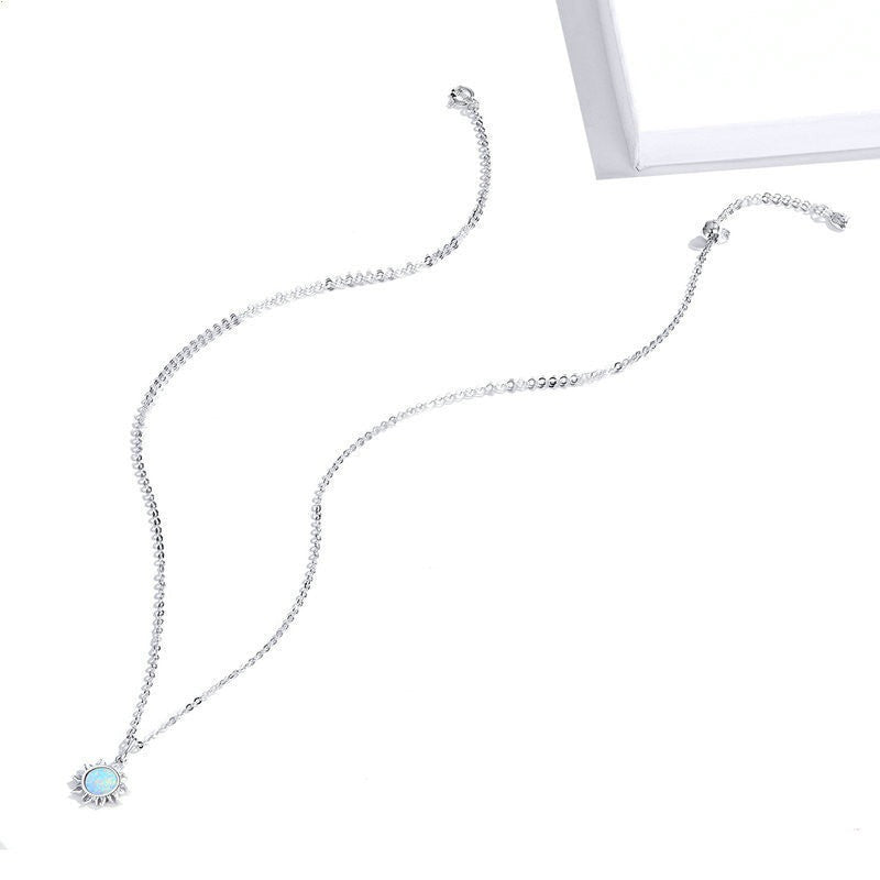 Opal Sun Necklace