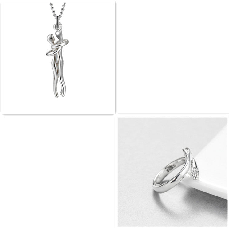 Love Hug Pendant Necklace 🤗