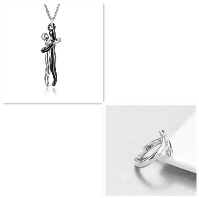 Love Hug Pendant Necklace 🤗