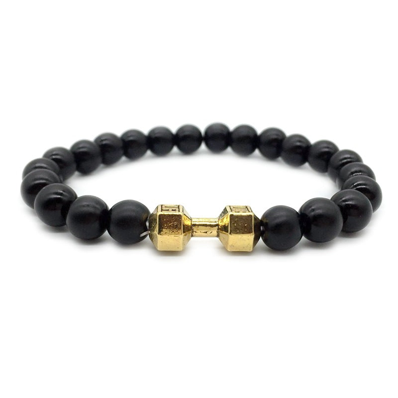 Dumbbell Beaded Bracelet