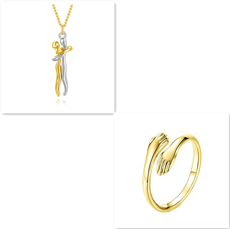 Love Hug Pendant Necklace 🤗