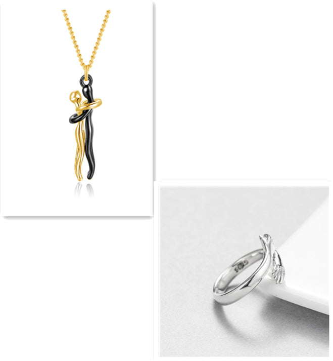 Love Hug Pendant Necklace 🤗