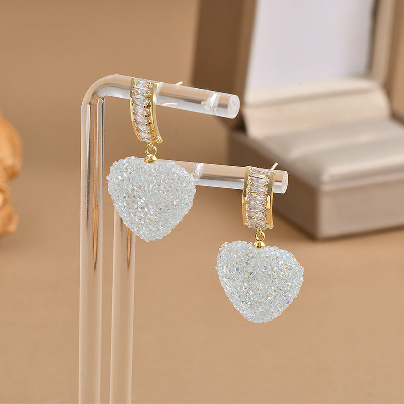 Heart Dangle Earrings