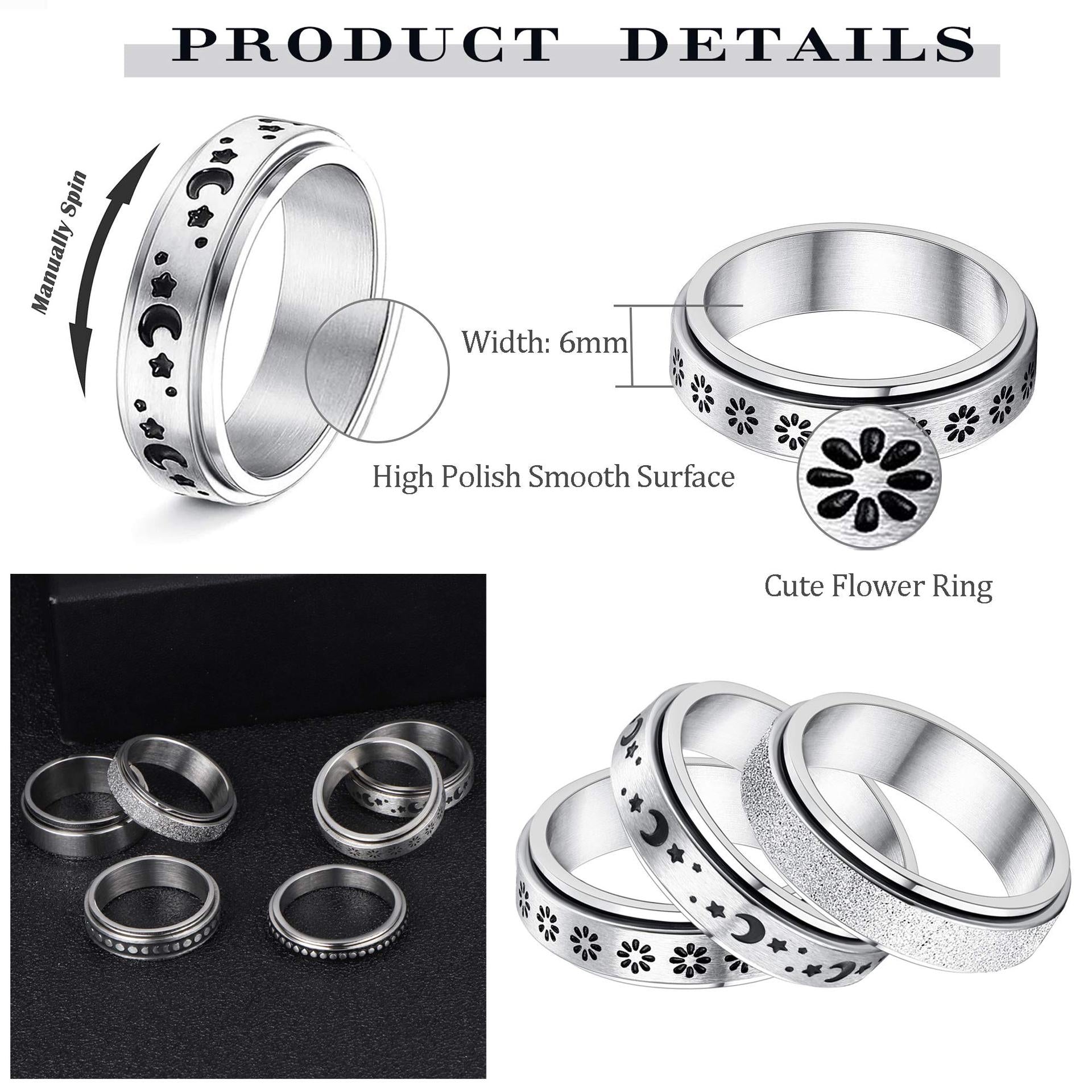 Stainless Steel Rotatable Ring