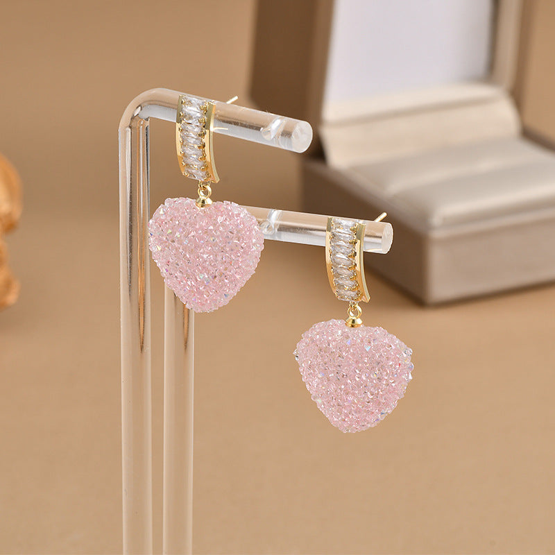 Heart Dangle Earrings