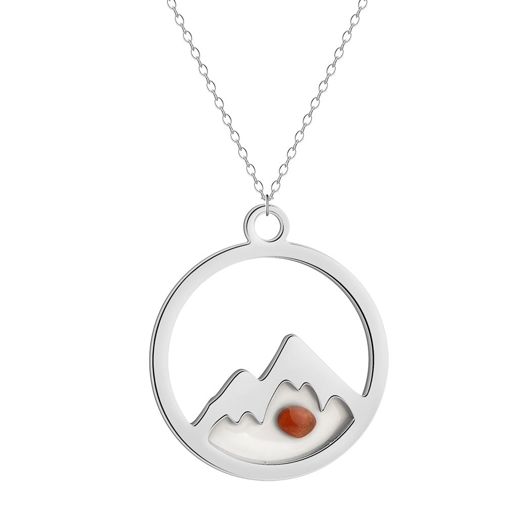 Mustard Seed Mountain Necklace