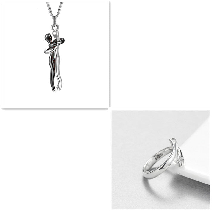 Love Hug Pendant Necklace 🤗