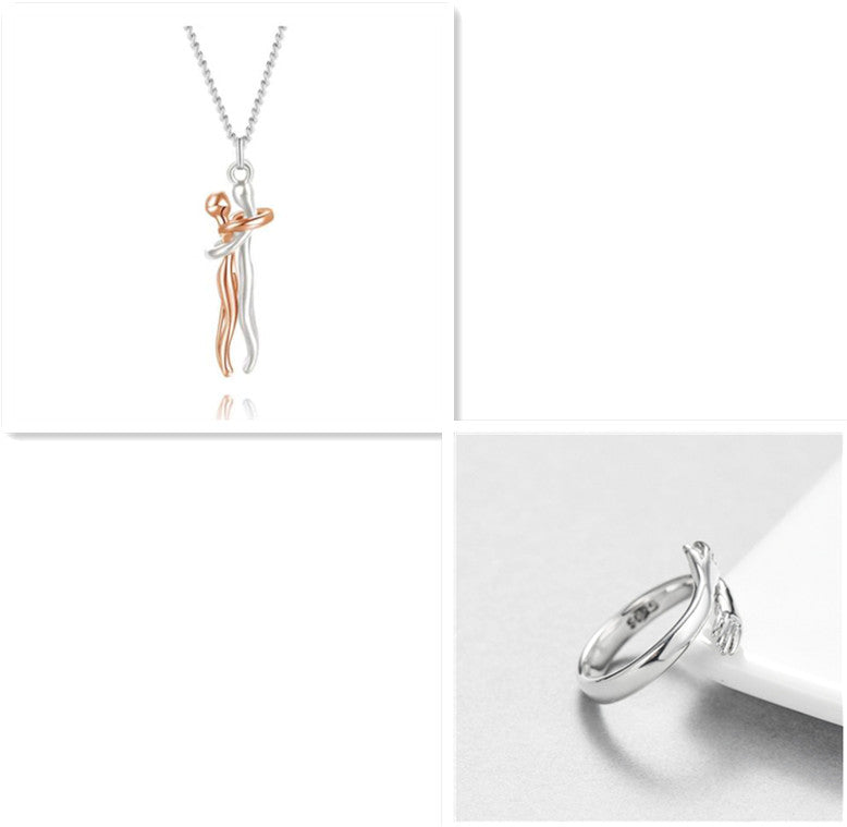 Love Hug Pendant Necklace 🤗
