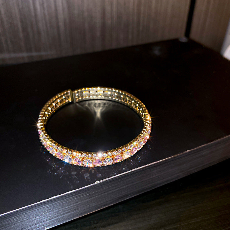 FYUAN Geometric Zircon Bracelet