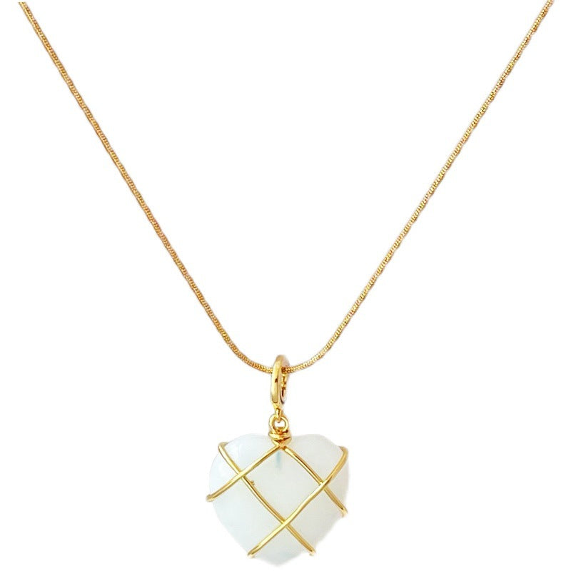 Moonstone Love Necklace