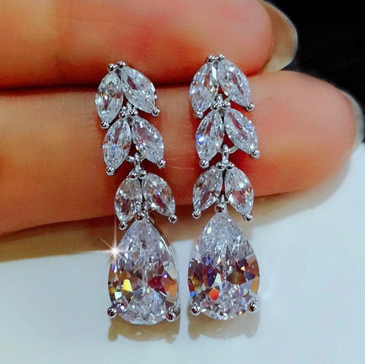 Crystal Drop Earrings