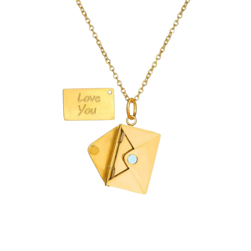 Custom Envelope Necklace
