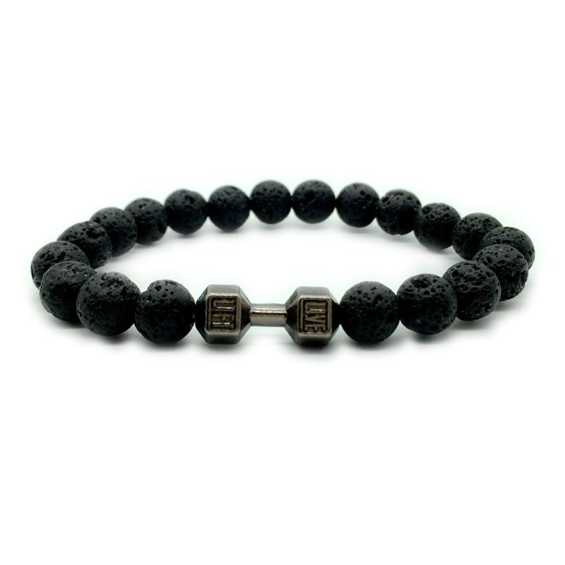 Dumbbell Beaded Bracelet