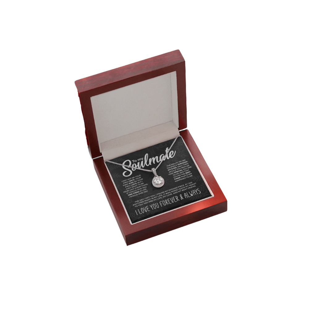 To My Soulmate Pendant Necklace