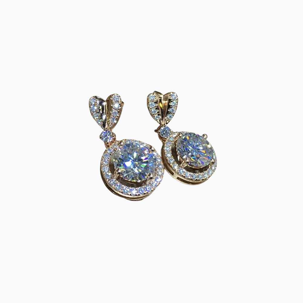 Dangle Drop Crystal Earrings