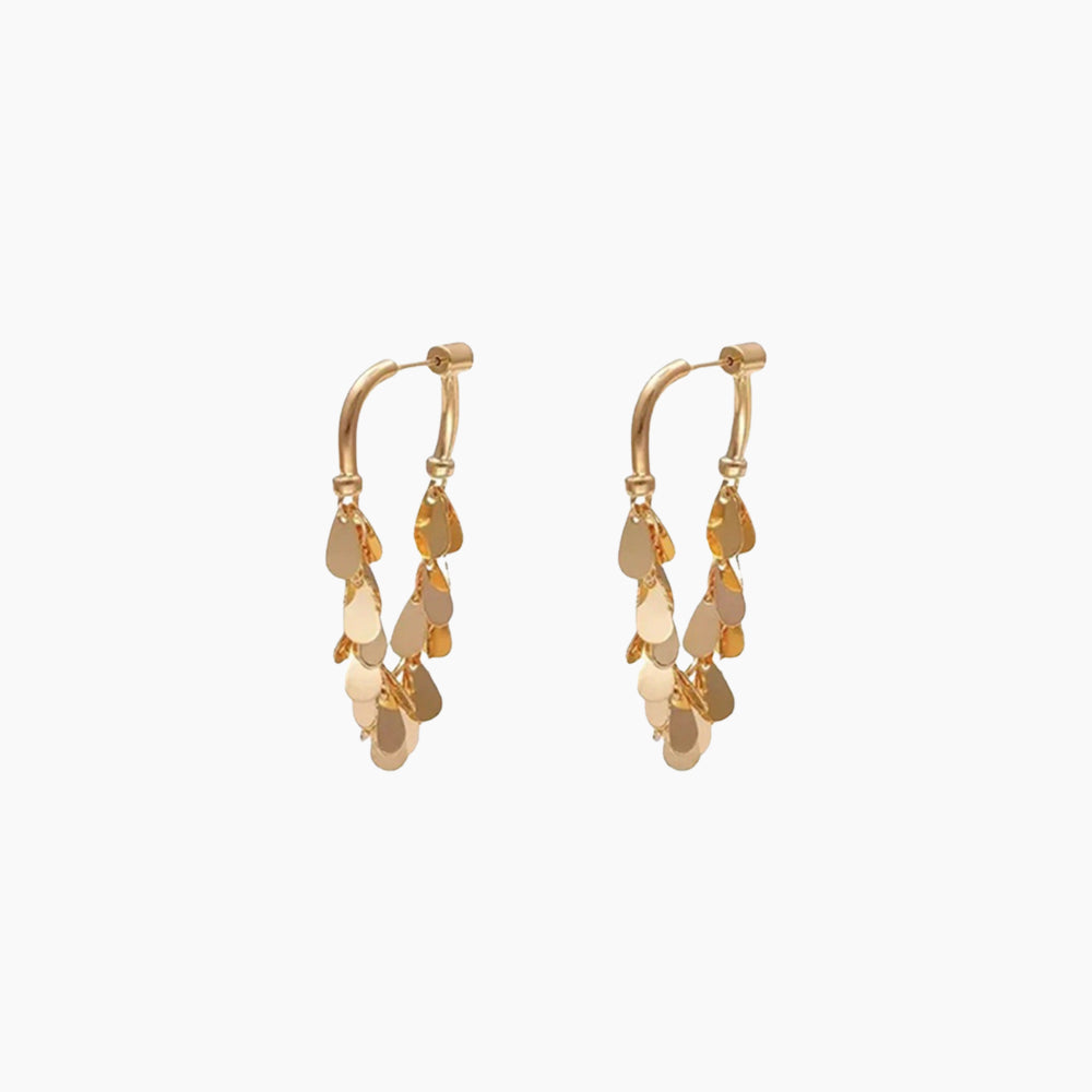 Sequin Tassel Earrings